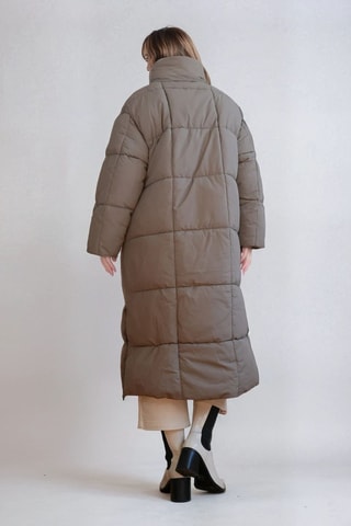 Gewatteerde Jas - Beige