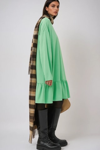 Robe trapèze - Vert - Weekday