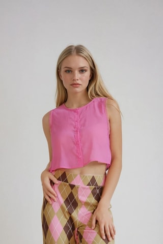 Pantalon - Marron - Monki