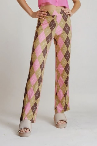 Pantalon - Marron - Monki