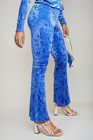 Pantalon flare - Bleu - Monki