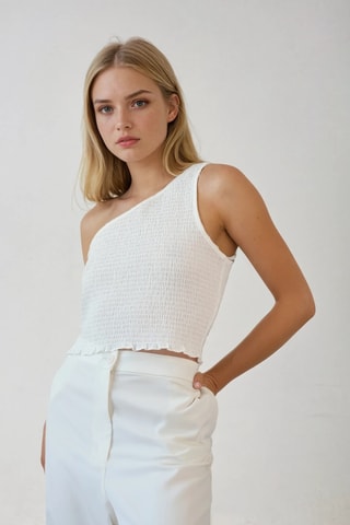 Pantalon - Blanc - Monki