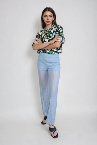 Pantalon - Bleu clair - Monki