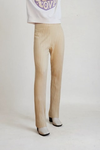 Pantalon - Beige - Monki