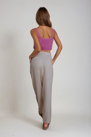 Pantalon - Beige - Monki