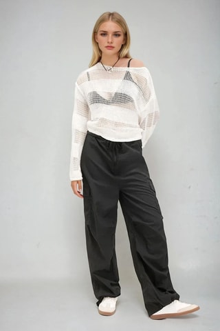 Pantalon - Noir - Monki