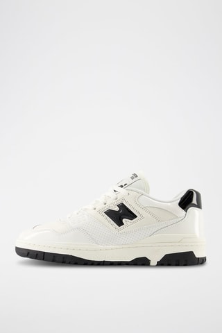 Baskets en cuir verni 550 - Blanc