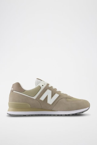 Baskets en cuir 574 - Beige