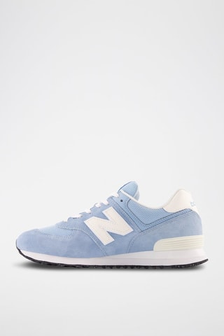 Baskets en nubuck 574 - Ciel