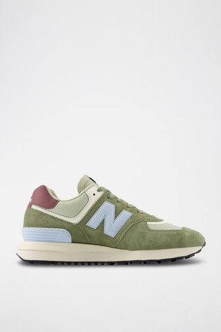 Baskets en nubuck 574 - Vert