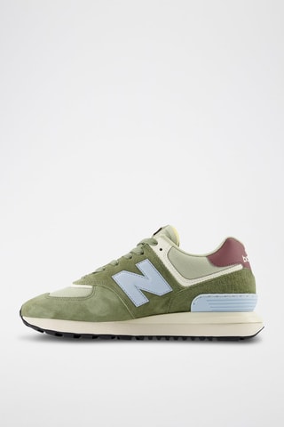 Baskets en nubuck 574 - Vert