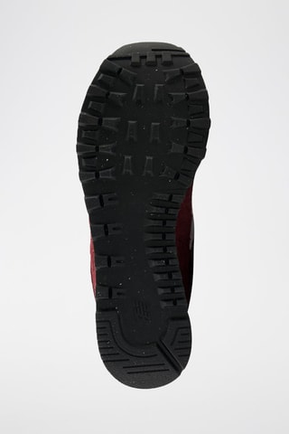 Baskets en nubuck 574 - Bordeaux