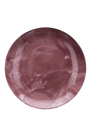 6 assiettes à dessert en porcelaine - 19 cm