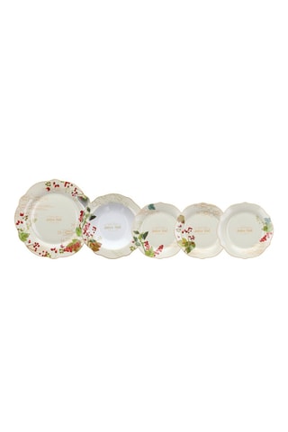 Service en porcelaine Ribes 18 pièces