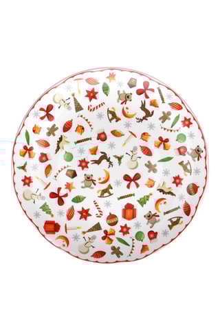 Plat de service en porcelaine Panettone - 31 cm