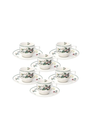 Service à café en porcelaine - 6 personnes
