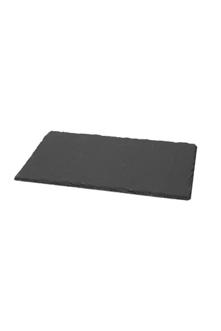 4 assiettes Olly Ardesia Black&White - 30 x 20 cm