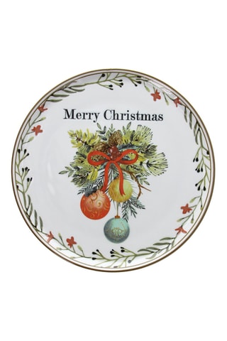 Assiette plate en porcelaine Jingle - 31 cm