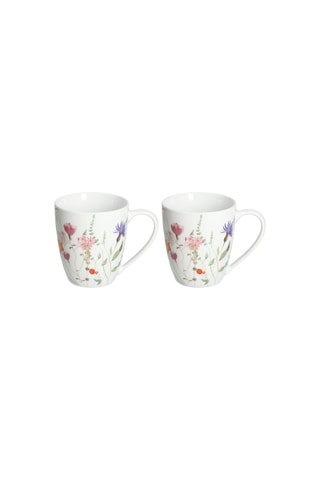 2 mugs en porcelaine - 37 cl