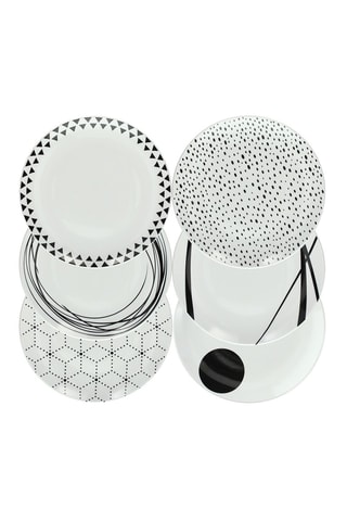 Service Metropol Urban Chic en porcelaine - 18 pièces