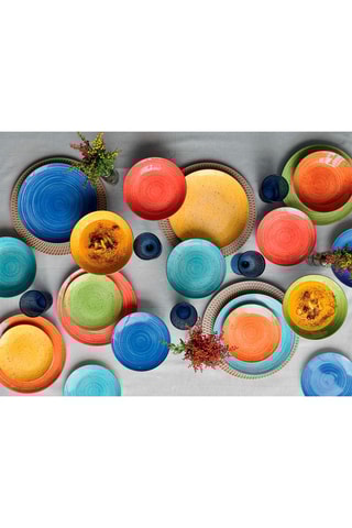 Service en porcelaine Madison Kaleido - 18 pièces