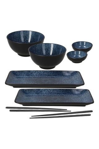 Service à sushis en porcelaine Portata Futari - 10 pièces