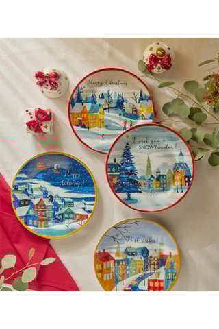 Assiette plate en porcelaine Atollo - 31 cm