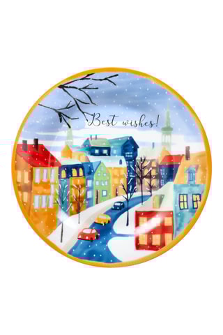 Assiette plate en porcelaine Atollo - 31 cm