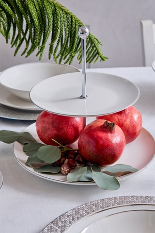 Serviteur muet en porcelaine Madison - 27 x 25 cm