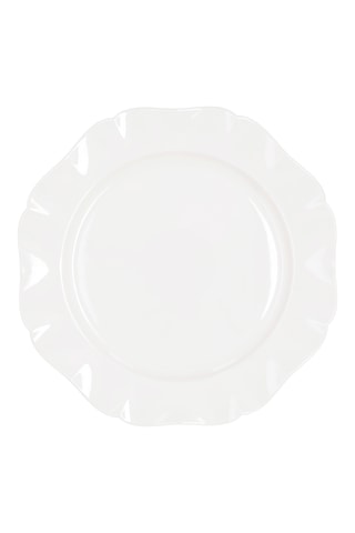 12 assiettes de service en porcelaine Brigitte - 30 cm