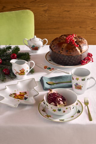 2 bols en porcelaine Madison Christmas Fairy Tale - 22 cl