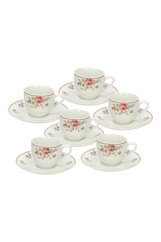 Service à café en porcelaine Camargue - 6 personnes