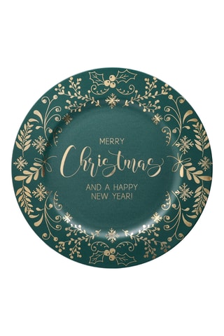 6 assiettes de présentation Christmas Light - 33 x 2 cm