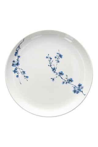 6 assiettes à dessert en porcelaine Orientale - 19 cm
