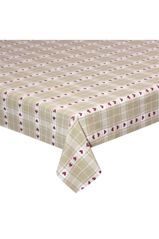 Nappe rectangulaire True Love - Beige - 150 x 300 cm