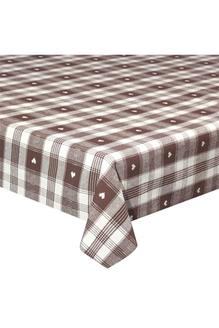 Nappe rectangulaire Rustic - Marron - 150 x 300 cm