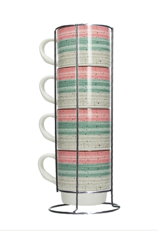 4 mugs en New Bone China Urban Urban - 32 cl