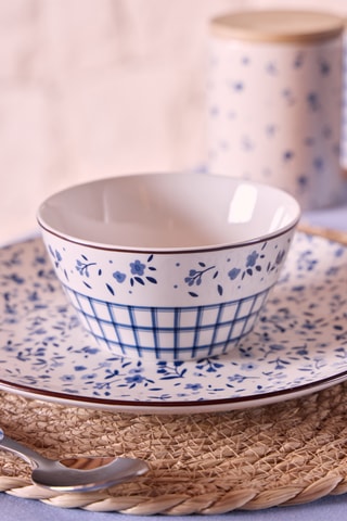 6 bols en porcelaine Iris - 60 cl