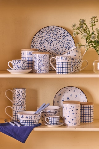 6 bols en porcelaine Iris - 60 cl