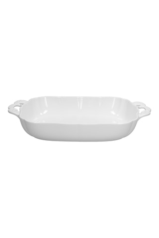 Plat à four en porcelaine Brigitte - 23 x 6,5 x 39 cm