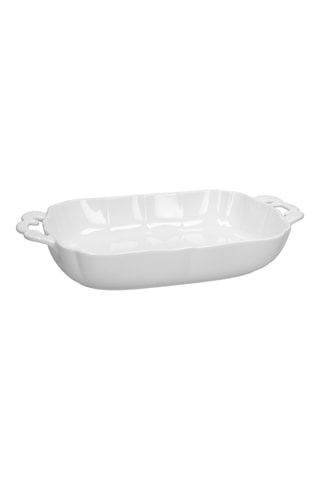 Plat à four en porcelaine Brigitte - 23 x 6,5 x 39 cm