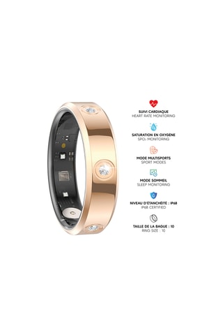 Smartring Mogie - Model Venus - Roségoudkleurig - Maat 10