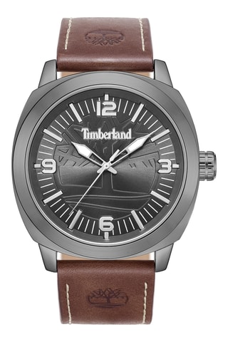 Leren Horloge - Bruin en Grijs