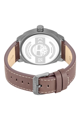 Leren Horloge - Bruin en Grijs