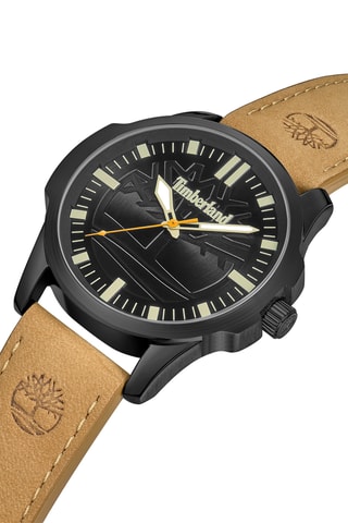 Leren Horloge - Beige en Zwart