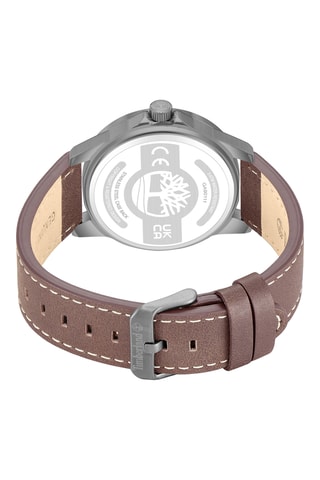 Leren Horloge - Bruin en Grijs