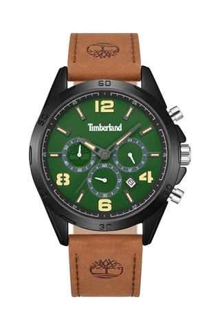 Leren Horloge - Chronograaf - Bruin en Zwart