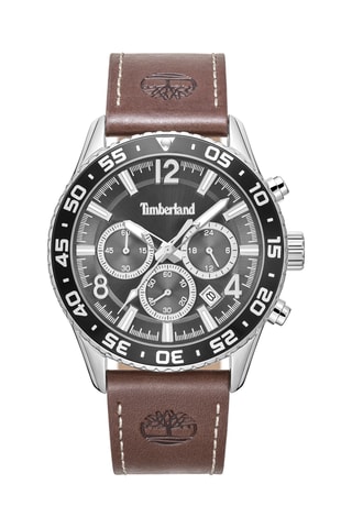 Leren Horloge - Chronograaf - Bruin en Zwart