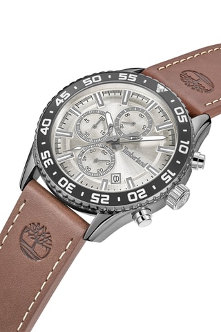Leren Horloge - Chronograaf - Bruin en Zwart