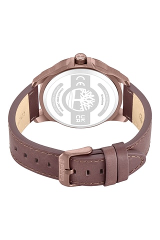 Leren Quartz Horloge - Bruin
